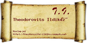 Theodorovits Ildikó névjegykártya